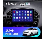 Штатная магнитола для Nissan Juke 2010-2014 Teyes CC2 Plus 9.0" (4 Gb)