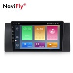 NaviFly M Android 10.0 IPS 4Core 4+64G Car+DVD+Player Car+video for BMW E39 M5 X5 E39 E53 1999-2006 WIFI GPS Navigation