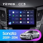 Штатная магнитола для Hyundai Sonata 2009-2014 Teyes CC3 9.0" (3 Gb)