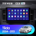 Штатная магнитола для Nissan Tiida 2004-2013 Teyes CC2L Plus 9.0" (1 Gb)