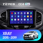 Штатная магнитола для Lada XRAY 2015-2019 Teyes CC2 Plus 9.0" (3 Gb)