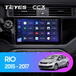 Штатная магнитола для Kia Rio 2015-2017 Teyes CC3 9.0" (4 Gb)
