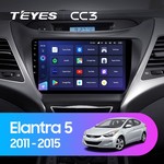 Штатная магнитола для Hyundai Elantra 2010-2016 Teyes CC3 9.0" (6 Gb)