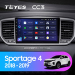 Штатная магнитола для Kia Sportage 2018-2020 Teyes CC3 9.0" (3 Gb)