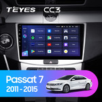 Штатная магнитола для Volkswagen Passat 2010-2015 Teyes CC3 10.2" (6 Gb)