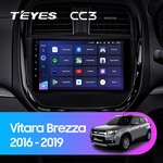 Штатная магнитола для Suzuki Vitara Brezza 2016-2019 Teyes CC3 9.0" (6 Gb)