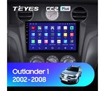 Штатная магнитола для Mitsubishi Outlander 2002-2008 Teyes CC2L Plus 9.0" (2 Gb)