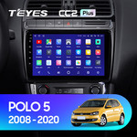 Штатная магнитола для Volkswagen Polo 2008-2020 Teyes CC2 Plus 9.0" (4 Gb)