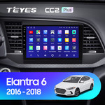Штатная магнитола для Hyundai Elantra 2015-2018 Teyes CC2L Plus 9.0" (1 Gb)