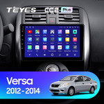 Штатная магнитола для Nissan Sunny Versa 2012-2014 Teyes CC2L Plus 9.0" (2 Gb)