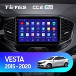Штатная магнитола для Lada Vesta 2015-2020 Teyes CC2 Plus 9.0" (4 Gb)