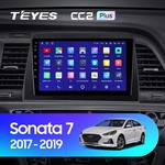 Штатная магнитола для Hyundai Sonata 2017-2019 Teyes CC2 Plus 9.0" (6 Gb)