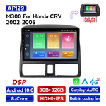 Navifly M300 3+32G Android10 Car Video For Honda CRV 2002-2005 Car DVD Player Navigation IPS DSP Carplay Auto HD-MI