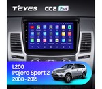 Штатная магнитола для Mitsubishi Pajero Sport 2008-2016 Teyes CC2 Plus 9.0" (4 Gb)
