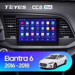 Штатная магнитола для Hyundai Elantra 2015-2018 Teyes CC2 Plus 9.0" (3 Gb)