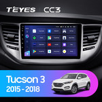 Штатная магнитола для Hyundai Tucson 2015-2018 Teyes CC3 9.0" (3 Gb)