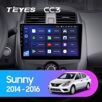 Штатная магнитола для Nissan Sunny 2014-2016 Teyes CC3 10.2" (4 Gb)