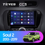 Штатная магнитола для Kia Soul 2013-2019 Teyes CC3 9.0" (3 Gb)