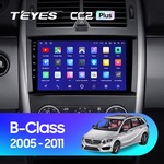 Штатная магнитола для Mercedes Benz B класс 2005-2011 Teyes CC2L Plus 9.0" (1 Gb)