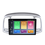 NaviFly M400 Android 10 4+64G 2.5D IPS Screen Car DVD Player For Hyundai Accent 2006-11 Car Radio GPS Navigator Built-in Carplay