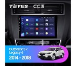 Штатная магнитола для Subaru Legacy 2014-2019 Teyes CC3 9.0" (3 Gb)