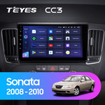 Штатная магнитола для Hyundai Sonata 2008-2010 Teyes CC3 9.0" (6 Gb)