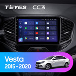 Штатная магнитола для Lada Vesta 2015-2020 Teyes CC3 9.0" (6 Gb)