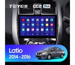Штатная магнитола для Nissan Latio 2014-2016 Teyes CC2 Plus 10.2" (6 Gb)