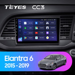 Штатная магнитола для Hyundai Elantra 2015-2019 Teyes CC3 9.0" (4 Gb)
