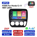 Navifly M300 3+32G Android10 Car Video For Honda CR-V 1997-2001 Car DVD Player Navigation IPS DSP Carplay Auto HD-MI