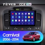 Штатная магнитола для Kia Carnival 2006-2014 Teyes CC2L Plus 9.0" (2 Gb)