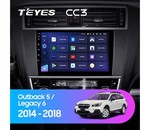 Штатная магнитола для Subaru Outback 2014-2018 Teyes CC3 9.0" (6 Gb)