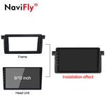 Navifly 9'' Android 9 4Core 1+16g 2.5D voice control Car Video Frame for BMW E90 E39 E53 E46 RDS Radio Stereo Video GPS WIFI BT