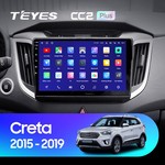 Штатная магнитола для Hyundai Creta 2015-2018 Teyes CC2 Plus 10.2" (4 Gb)