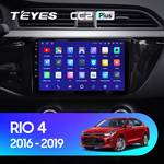 Штатная магнитола для Kia Rio 2016-2019 Teyes CC2L Plus 9.0" (2 Gb)