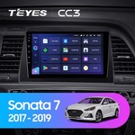 Штатная магнитола для Hyundai Sonata 2017-2019 Teyes CC3 9.0" (4 Gb)