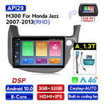 Navifly M300 3+32G Android10 Car Video For Honda Jazz 2007-2013(RHD) Car DVD Player Navigation IPS DSP Carplay Auto HD-MI