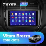 Штатная магнитола для Suzuki Vitara Brezza 2016-2019 Teyes CC2L Plus 9.0" (1 Gb)