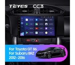 Штатная магнитола для Subaru BRZ 2012-2016 Teyes CC3 9.0" (3 Gb)