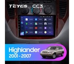 Мультимедийное устройство Teyes CC3 9.0" 6 Gb для Toyota Highlander 2001-2007