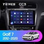 Штатная магнитола для Volkswagen Golf 2014-2018 Teyes CC3 10.2" (3 Gb)