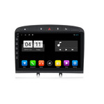 NaviFly M Android 9.0 IPS screen 4Core 1+16G Car DVD Player for peugeot 308 408 stereo radio BT 2.5D GPS Navigation