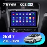 Штатная магнитола для Volkswagen Golf 2014-2018 Teyes CC2 Plus 10.2" (3 Gb)