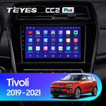 Штатная магнитола для SsangYong Tivoli 2019-2021 Teyes CC2 Plus 9.0" (6 Gb)