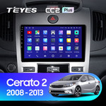 Штатная магнитола для Kia Cerato 2008-2013 Teyes CC2 Plus 9.0" (6 Gb)