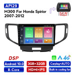 Navifly M300 3+32G Android10 Car Video For Honda Spirior 2007-2012 Car DVD Player Navigation IPS DSP Carplay Auto HD-MI