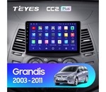 Штатная магнитола для Mitsubishi Grandis 2003-2010 Teyes CC2L Plus 9.0" (2 Gb)