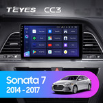Штатная магнитола для Hyundai Sonata 2014-2017 Teyes CC3 9.0" (3 Gb)