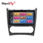 NaviFly M Android 10 2.5D full touch 1+16G car dvd player Car video for Ben-z W203 W209 W219 A-Class A160 C-Class C180 C200