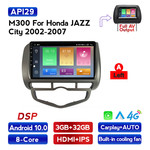 Navifly M300 3+32G Android10 Car Video For Honda Jazz City 2002-2007 Car DVD Player Navigation IPS DSP Carplay Auto HD-MI
